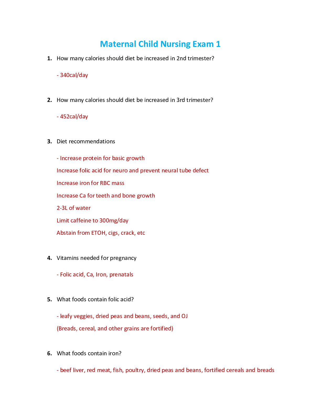 Preview image for NUR 2513 / NUR2513 Exam 1: Maternal Child Nursing Exam 1 Study Guide (Latest 2021/2022) Rasmussen